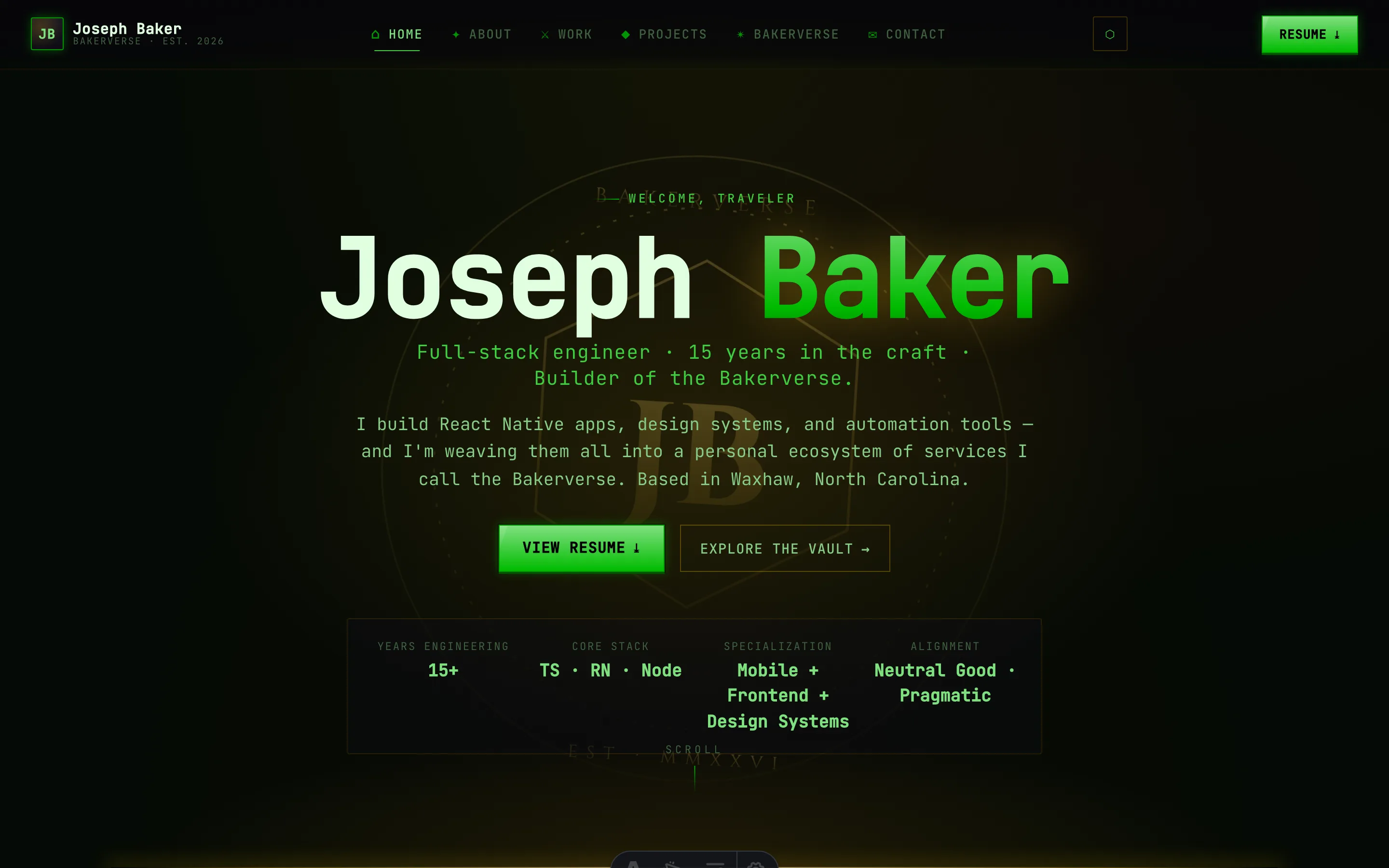 Terminal theme — desktop